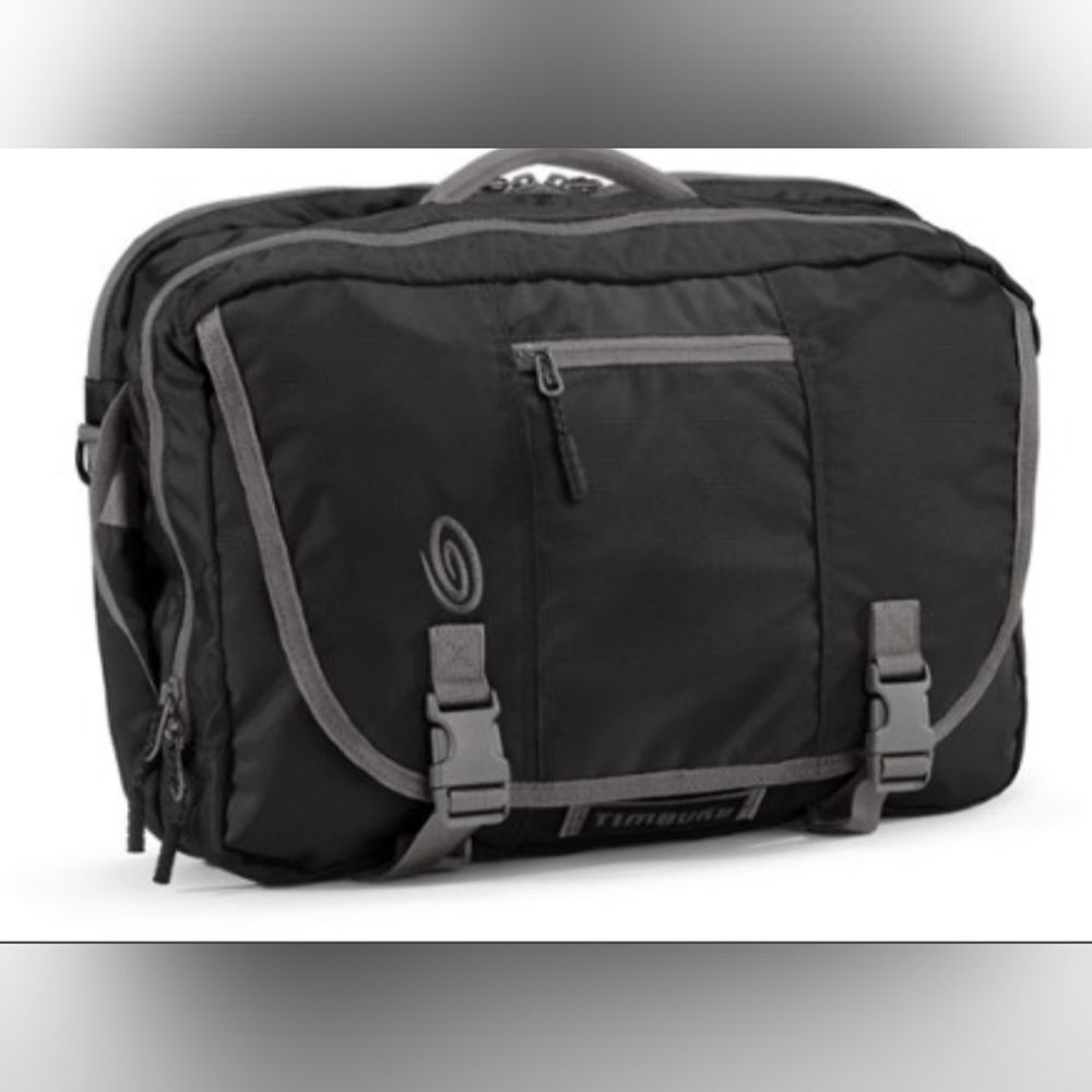 Timbuk2 Ram convertible messenger bag black with grey trim
